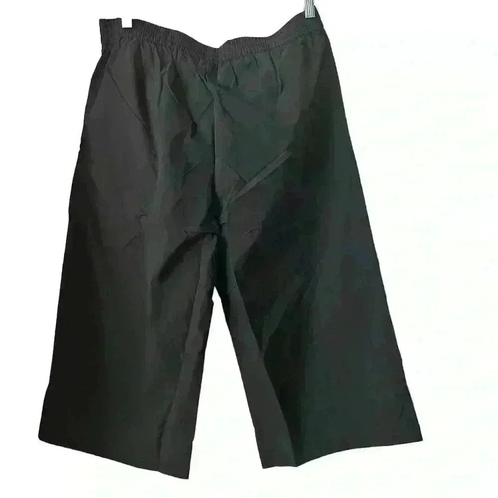 Camel Crown Women's XL Black Wide-Leg Quick-Dry Capri Pants - Picture 3 of 13